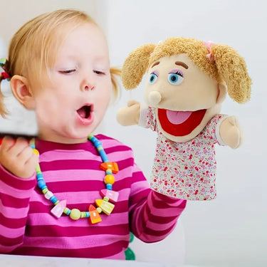 Diversión con marionetas de mano | Juego de marionetas mágico - Marioneta de mano de felpa suave para diversión interactiva